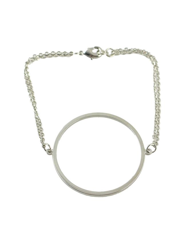 Romwe Siver Plated Alloy Bracelet For Women