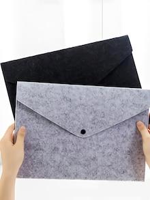 Romwe Plain Filing Bag Set 2pcs