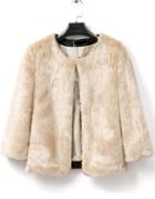 Romwe Faux Fur Stylish Coat