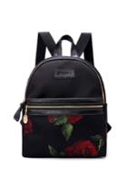 Romwe Floral Pocket Front Backpack