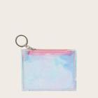 Romwe Zip Detail Laser Purse