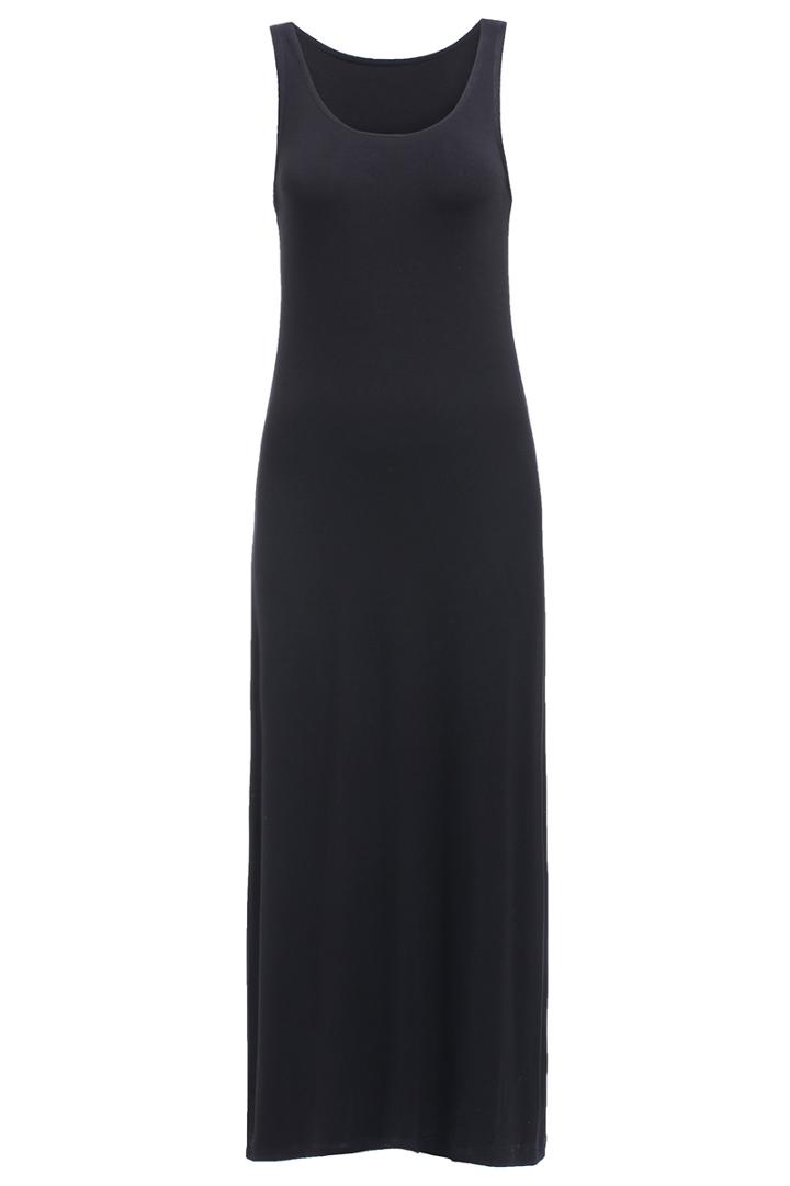 Romwe Scoop Neck Modal Slim Dress