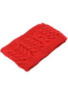 Romwe Red Cable Knit Hat