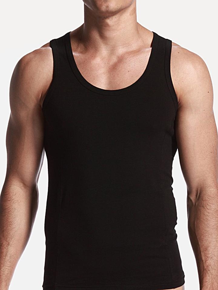 Romwe Solid Gym Tank Top