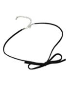 Romwe Pu Leather Choker Collar Necklace