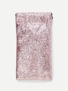 Romwe Glitter Glasses Bag