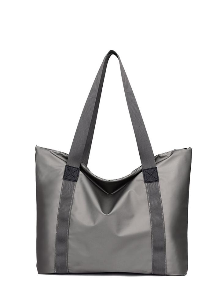 Romwe Zip Up Tote Bag