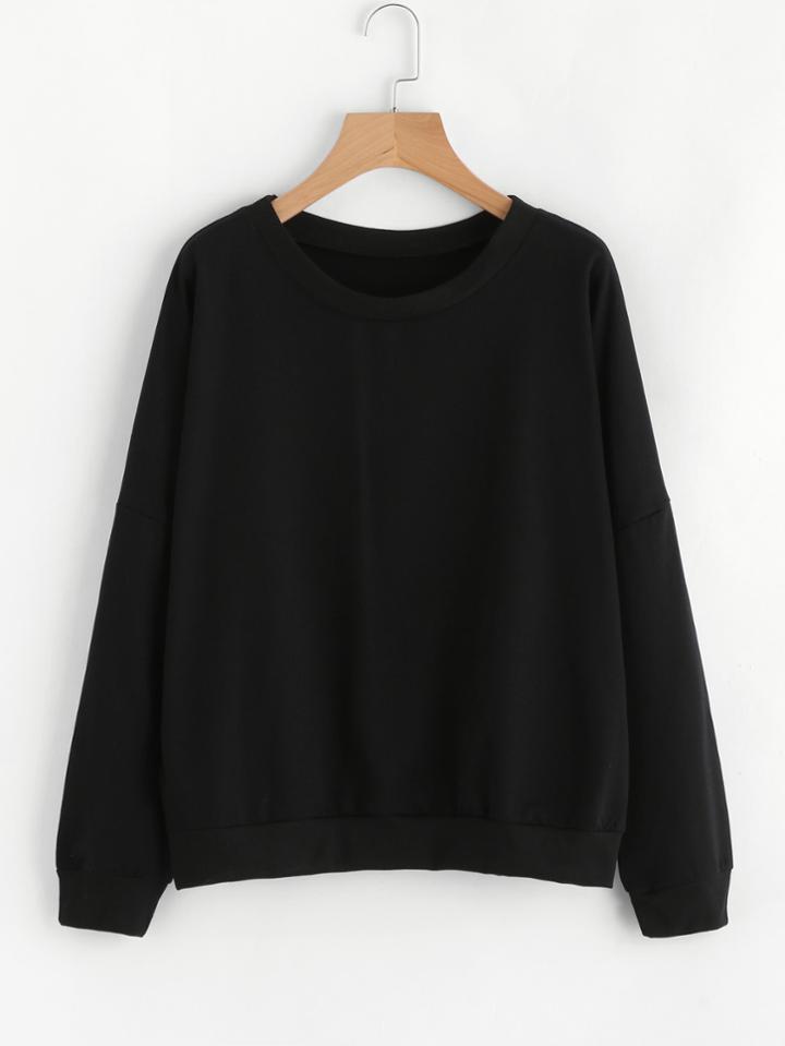 Romwe Claw Marks Back Sweatshirt