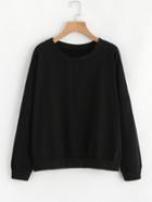 Romwe Claw Marks Back Sweatshirt