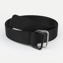 Romwe Men Double Metal Buckle Belt