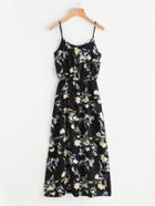 Romwe All Over Florals Cami Dress