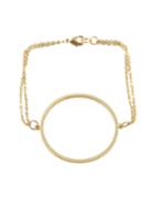 Romwe Gold Plated Alloy Bracelet For Women