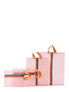 Romwe Zipper Mesh Pouch Set 4pcs
