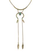 Romwe Atgold Hanging Pendant Collar Necklace
