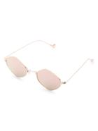 Romwe Flat Lens Asymmetrical Sunglasses