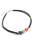 Romwe Stone Detail Double Layered Choker