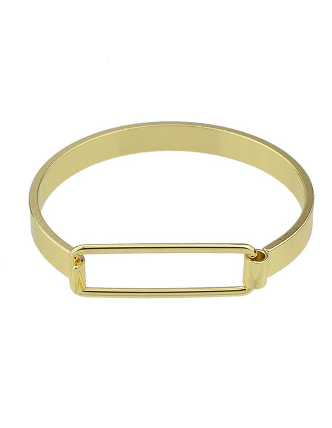 Romwe Gold Plated Simple Latest Bracelet