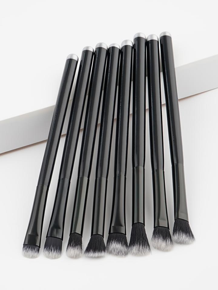 Romwe Soft Handle Makeup Brush 8pcs