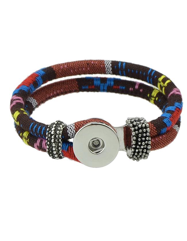 Romwe Coffee Cotton Women Bracelet