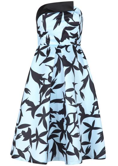 Romwe Off-shoulder Floral Print Dress