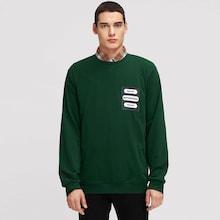 Romwe Guys Letter Tunic Pullover