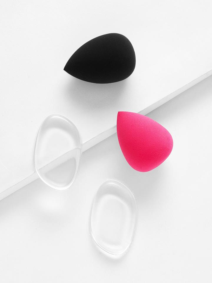 Romwe Drop Water Shaped Makeup Puff 4pcs