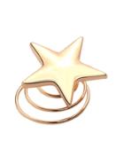 Romwe Gold Star Spiral Hair Pin