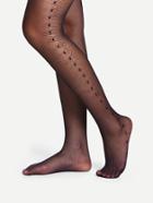 Romwe Dot Side Tights