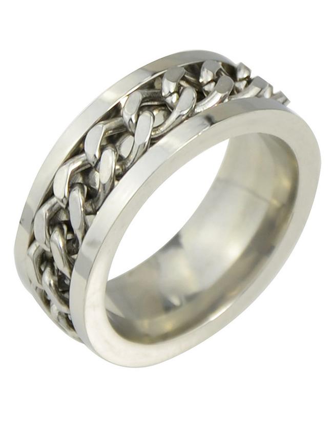 Romwe Punk Silver Plated Metal Rings
