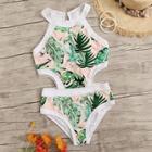 Romwe Random Jungle Print Cut-out Side One Piece Swimsuit