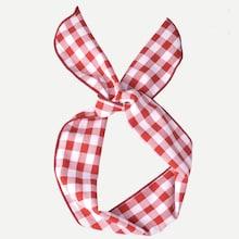 Romwe Gingham Pattern Headband