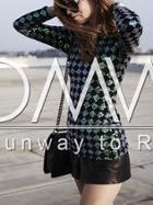 Romwe Green Black Long Sleeve Backless Sequined Blouse