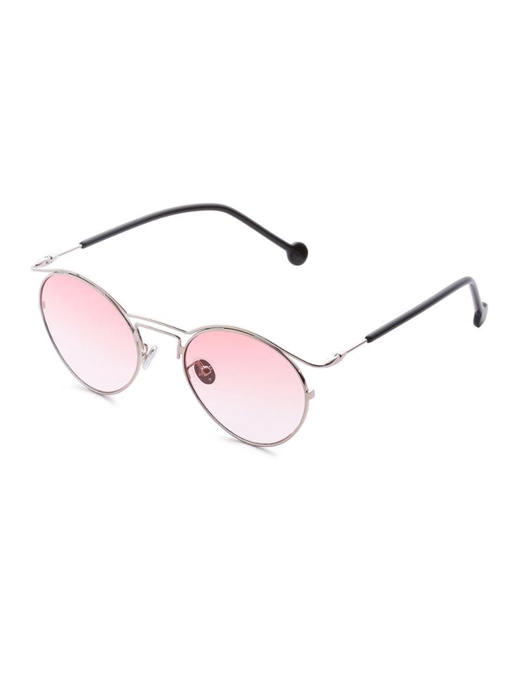 Romwe Double Frame Ombre Lens Sunglasses