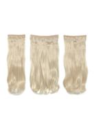Romwe Light Blonde Clip In Soft Wave Hair Extension 3pcs