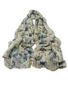 Romwe Green Soft Long Scarf For Ladies