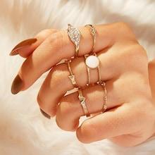 Romwe Simple Ring Set 6pcs