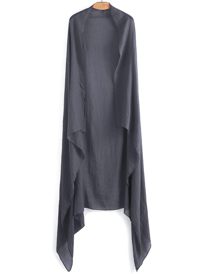 Romwe Classic Dark Grey Scarf