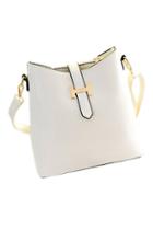 Romwe Single Buckled Retro Bag