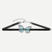 Romwe Butterfly Detail Choker