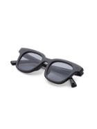 Romwe Chunky Frame Flat Lens Sunglasses