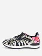 Romwe Jungle Print Lace Up Trainers