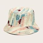 Romwe Guys Colorblock Buckle Hat