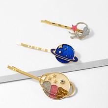 Romwe Metallic Hair Clip 3pcs