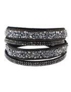 Romwe Silver Beads Multilayers Women Wrap Bracelet Jewelry