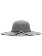 Romwe Grey Round Bow Hat