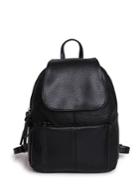 Romwe Zipper Front Flap Backpack
