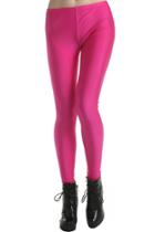 Romwe Romwe Candy Rose Solid Color Leggings