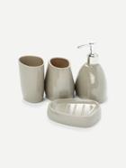Romwe 4pcs Triangle Bath Accessories Set