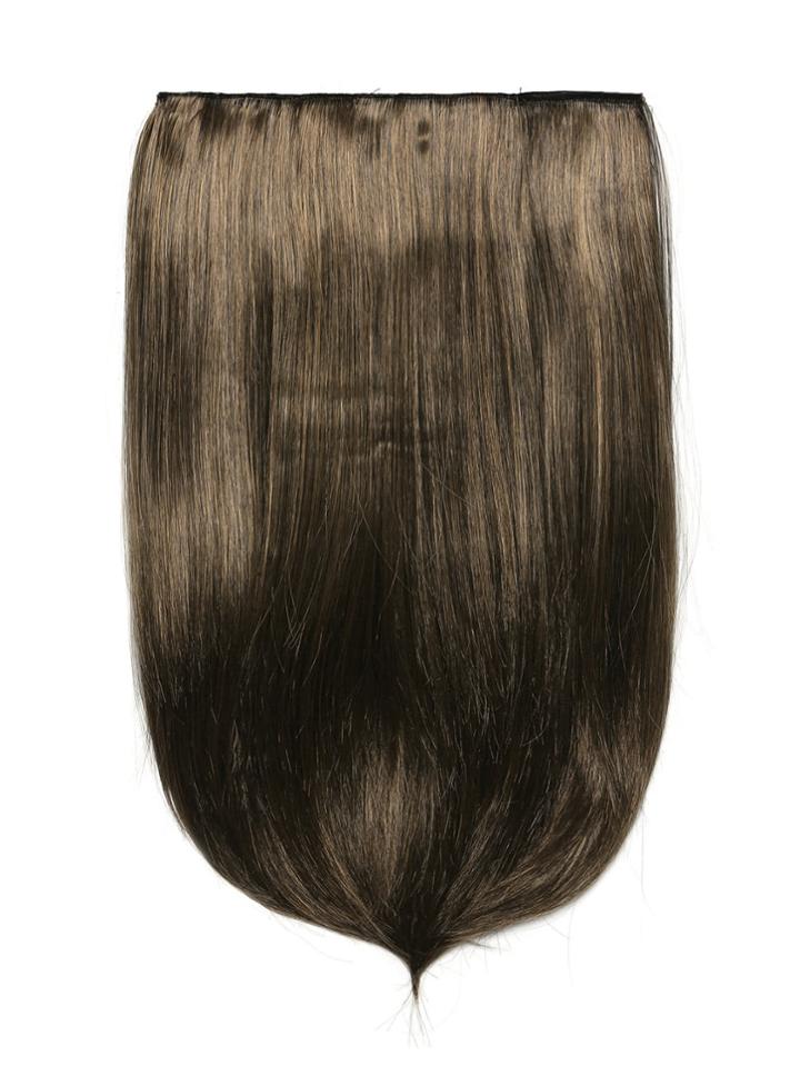 Romwe Dark Brown & Caramel Clip In Straight Hair Extension