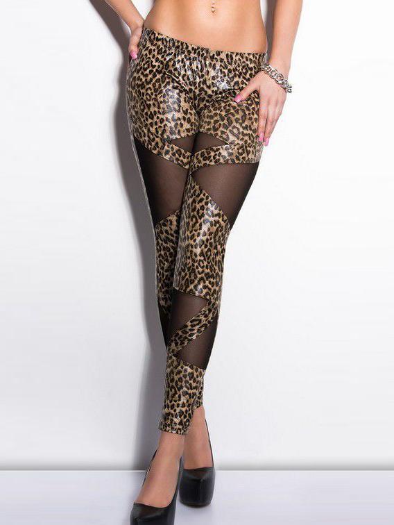 Romwe Leopard Print Slim Leggings